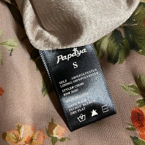 BROWN PAPAYA MAXI DRESS - Picture 4 of 4